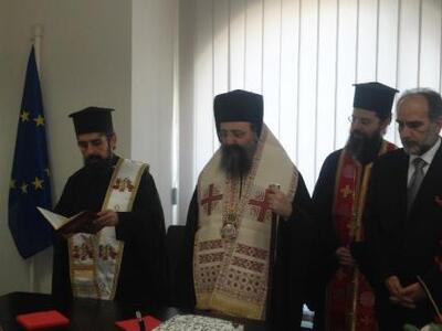 Έκοψε την πίτα και δέχθηκε ευχές ο Απ. Κατσιφάρας