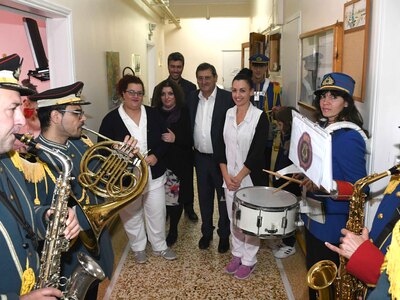 Επίσκεψη Πελετίδη  σε ιδρύματα της Πάτρας