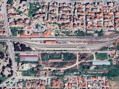 Ο σιδηροδρομικός Σταθμού Λάρισας (Εικόνα...