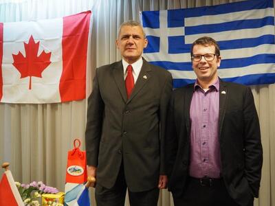 Πάτρα: Την Πρωτοχρονιάτικη πίτα του έκοψ...