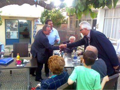 Ο Γιώργος Μητρόπουλος στην Ιερά Μονή Αγί...