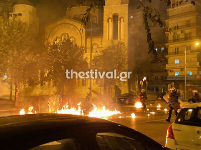 Θεσσαλονίκη: Έξι προσαγωγές μετά τα επεισόδια