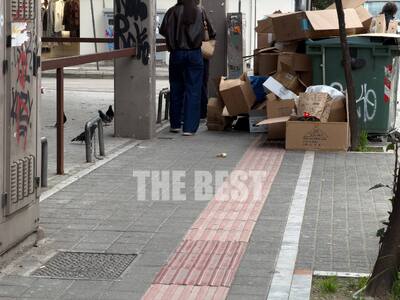 Χαρτόκουτα «κατάργησαν» πεζοδρόμιο στο κ...