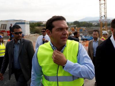 Στο εργοτάξιο του Μετρο στη Θεσσαλονίκη ...