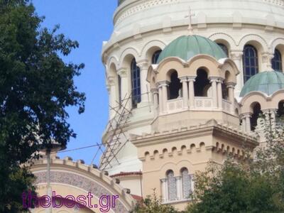 Οι εργασίες που γίνονται 45 μέτρα από το έδαφος