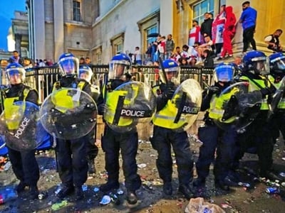 Αγγλία: 86 συλλήψεις μετά τον τελικό του EURO