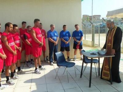 "Πρώτη" και αγιασμός για τον Ά...