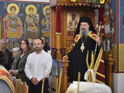 Ο Θεμιστοκλής- Ανδρέας Μπάκας στον Άγιο ...