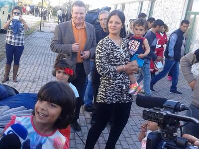 Το Ποτάμι στον Κέντρο φιλοξενίας Προσφύγ...