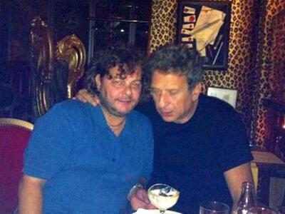 Ο Κωστας Κόκλας με τον καλό του φίλο Γιώ...