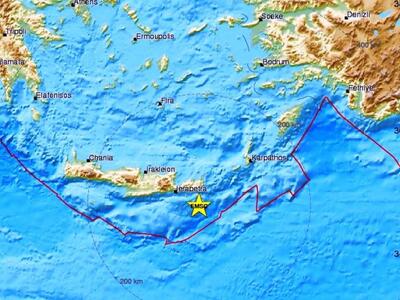 Σεισμός ταρακούνησε την Κρήτη