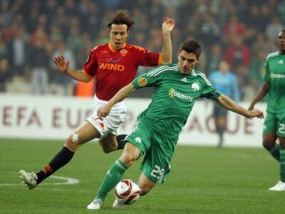 Θρίαμβος του  Παναθηναϊκού με 3-2  επί της Ρόμα 