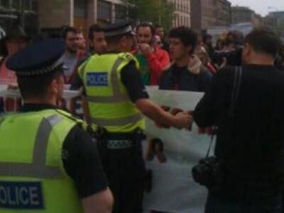 Ένταση στο Εδιμβούργο - Διαδηλωτές δεν α...