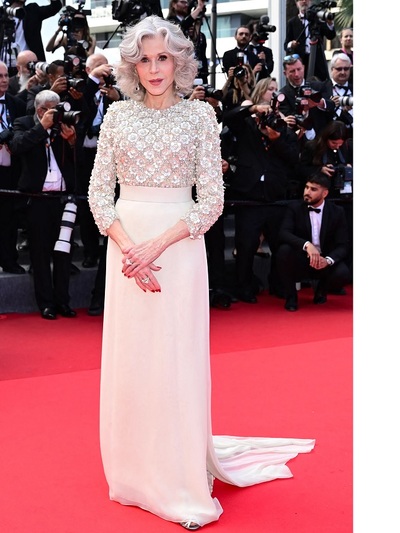 Τζέιν Φόντα με Oscar de la Renta 