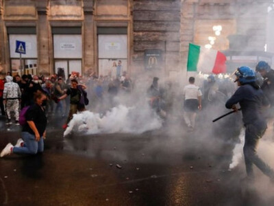 Ιταλία: Ένταση και προσαγωγές σε πορεία ...