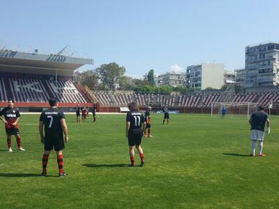Ο αγώνας των Παλαιμάχων στο γήπεδο της Π...