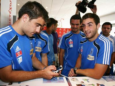 Οι παίκτες της Εθνικής Ομάδας Ποδοσφαίρο...