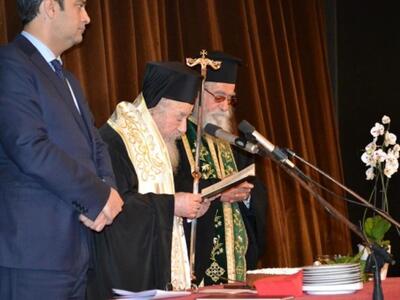 Κοπή πρωτοχρονιάτικης πίτας των υπαλλήλω...