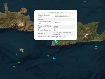 Σεισμός 5,1 Ρίχτερ στην Κρήτη - Ταρακουν...
