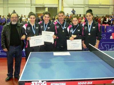 Πινγκ πονγκ: Η τελική φάση εφήβων, νεανίδων