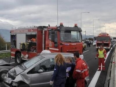 Καραμπόλα στην Νέα Εθνική Οδό Πατρών - Κ...