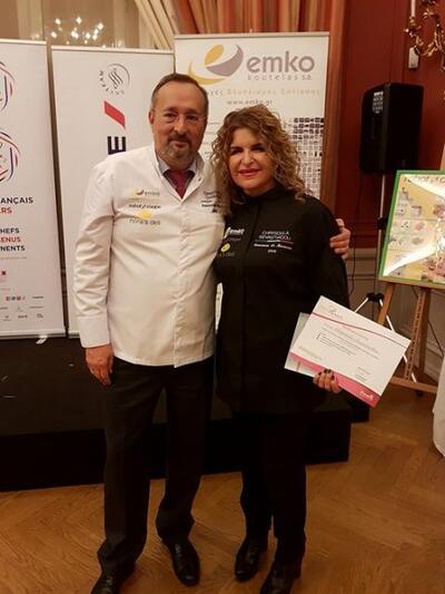 Με τον Γάλλο Πρέσβη κ. Chantepy.