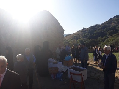 Γιόρτασε ο βυζαντινός ναός του Αγ. Δημητ...