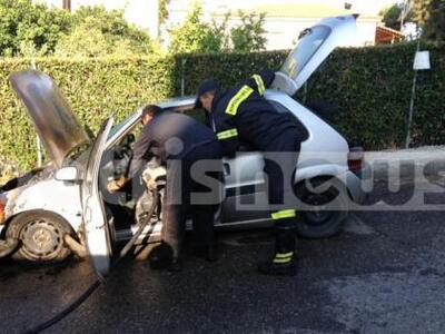 Πύργος: Φωτιά σε αυτοκίνητο!