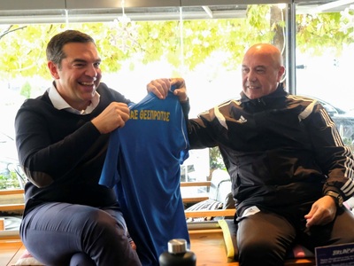 Ο Αλέξης Τσίπρας συνάντησε τον Χουάν Ραμόν Ρότσα