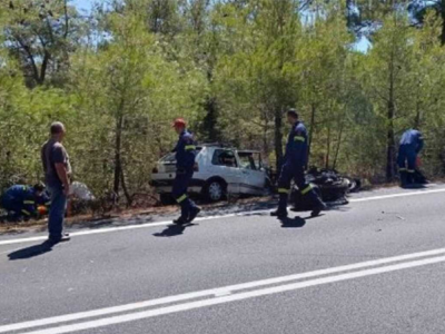 Μυτιλήνη: Τροχαίο δυστύχημα με νεκρούς έ...