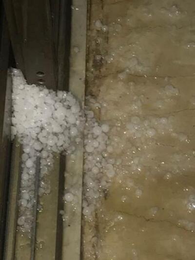 Χαλάζι στον Λόγγο