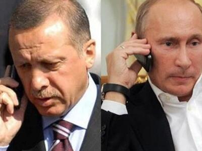 Τηλεφωνική επικοινωνία  Πούτιν - Ερντογά...