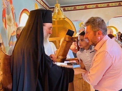 Ο Μητροπολίτης Πατρών ανήμερα της Παναγί...