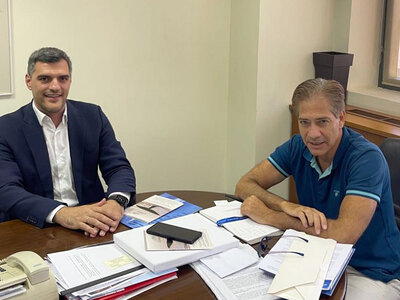 Συνάντηση του πολιτευτή ΝΔ Αχαΐας Ανδρέα...