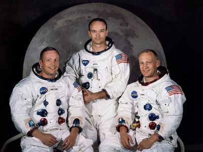 Ο Neil A. Armstrong, ο Michael Collins κ...
