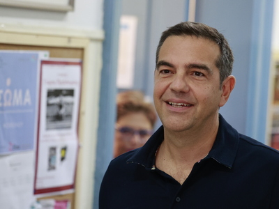 Εκλογές- ΣΥΡΙΖΑ: Ψήφισε ο Αλέξης Τσίπρας...