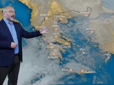 Καιρός – Αρναούτογλου: «Νεφική μάζα» την...