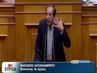 Ένταση με Χατζηλάμπρου στη Βουλή- ΒΙΝΤΕΟ