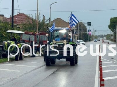 Hλεία: Στους δρόμους οι αγρότες – Βγήκαν τρακτέρ στη Μαραθιά Hλεία: Στους δρόμους οι αγρότες – Βγήκαν τρακτέρ στη Μαραθιά