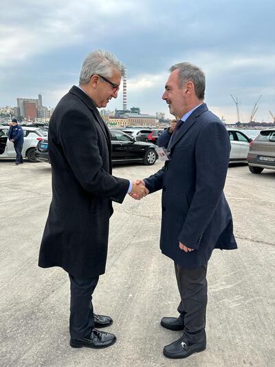 Ο κ. Κατσανιώτης με τον Τούρκο πρέσβη στην Αθήνα.