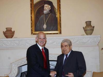 Θερμή υποδοχή Γιώργου στην Κύπρο