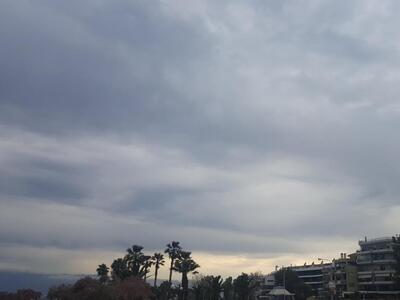 Το σύστημα του καιρού, το πρωί της Δευτέ...