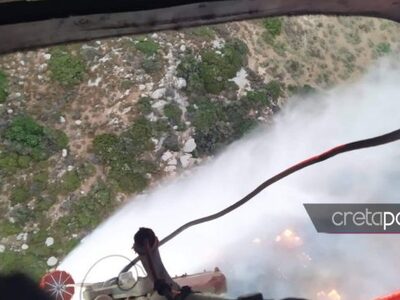 Φωτιά στο Ρέθυμνο: Μάχη με τις αναζωπυρώ...