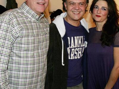 Με τον Θανάση Ρέππα και την Μαρία Λεκάκη...