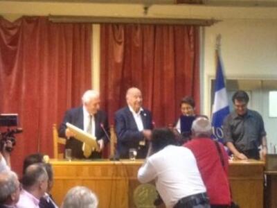 Σε κλίμα συγκίνησης επίτιμος δημότης Χαν...