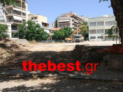 Εδώ και λίγες ώρες δεν υπάρχει τίποτα που να θυμίζει τις κερκίδες...