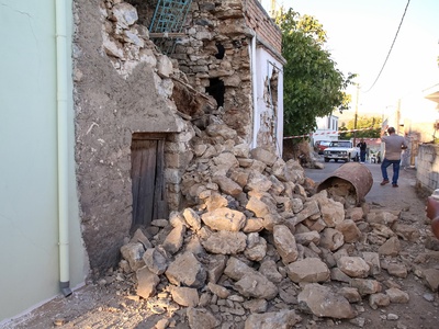 Νέος ισχυρός σεισμός 5,4 Ρίχτερ στην Κρήτη