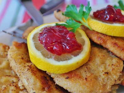 Τυλιχτά σνίτσελ με γέμιση πατάτας