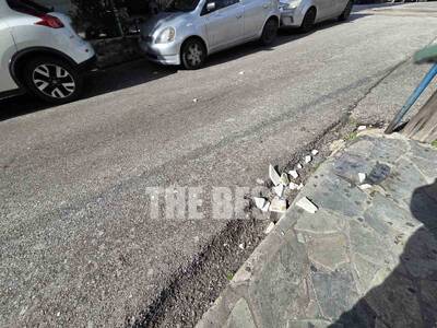 Πάτρα: Έπεσαν μάρμαρα στην Αρόη- ΦΩΤΟ