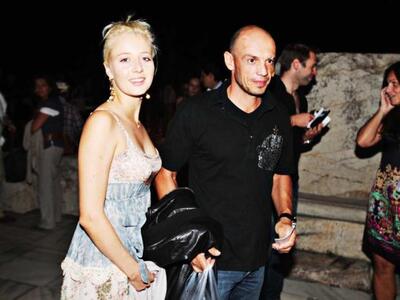 Τάκης Γκώνιας με την σύντροφό του.